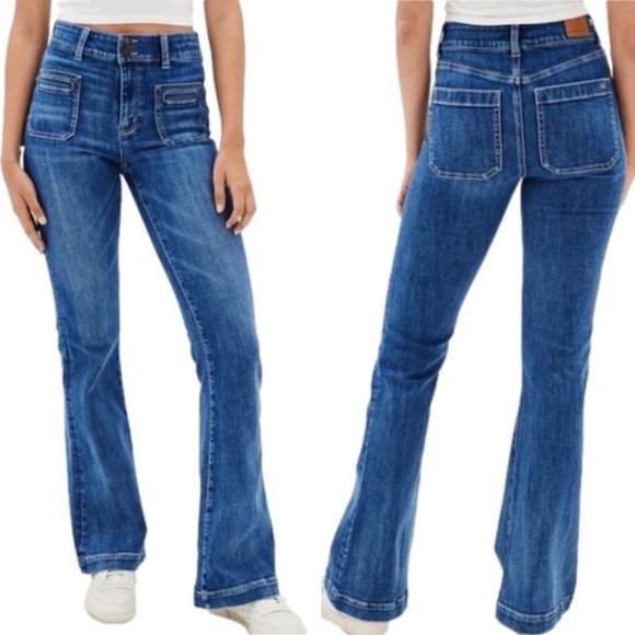 American Eagle Outfitters Denim - SOLD NWT American Eagle Next Level Super High-Waisted Flare Jean  Sz 6R
